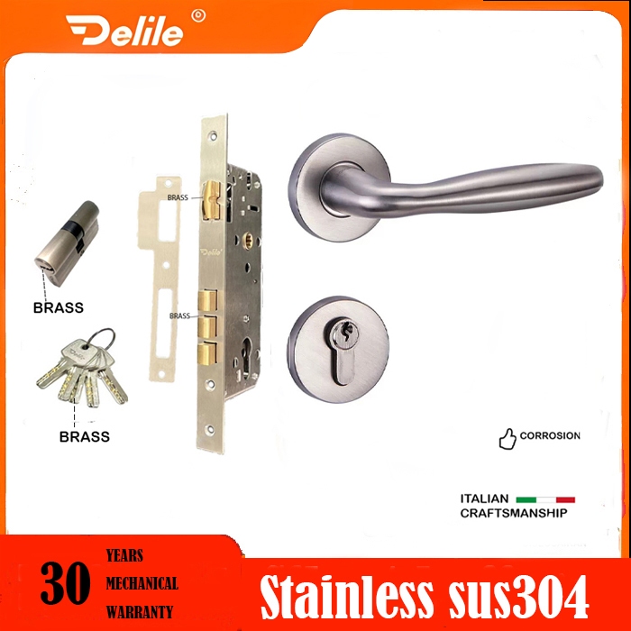 Gagang Pintu Terpisah /Tarikan Pintu Pisah /Pegangan Pintu Rumah kayu /Handle Kunci Pintu