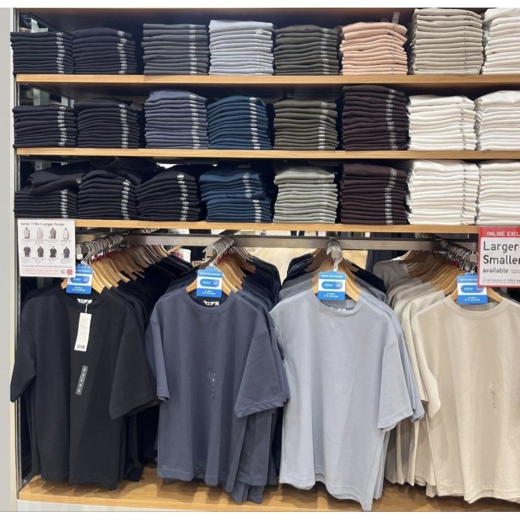 Uniqlo Airism Katun T-Shirt Oversize
