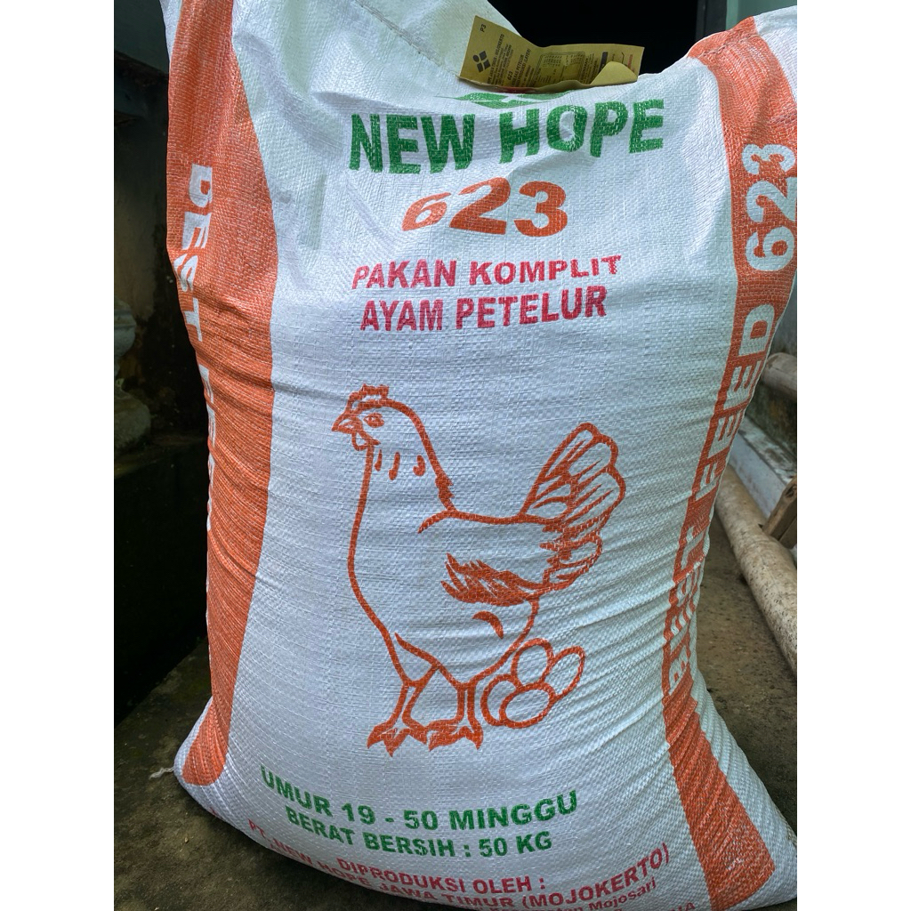 PAKAN AYAM PETELUR NEW HOPE 623 - 1 KG | PENGUAT KULIT TELUR & PRODUKSI MELIMPAH