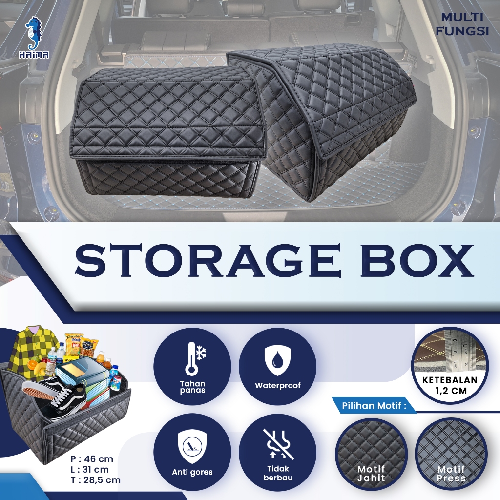 HCS - [READY] STORAGEBOX BOX BAGASI TAS PENYIMPANAN MOBIL