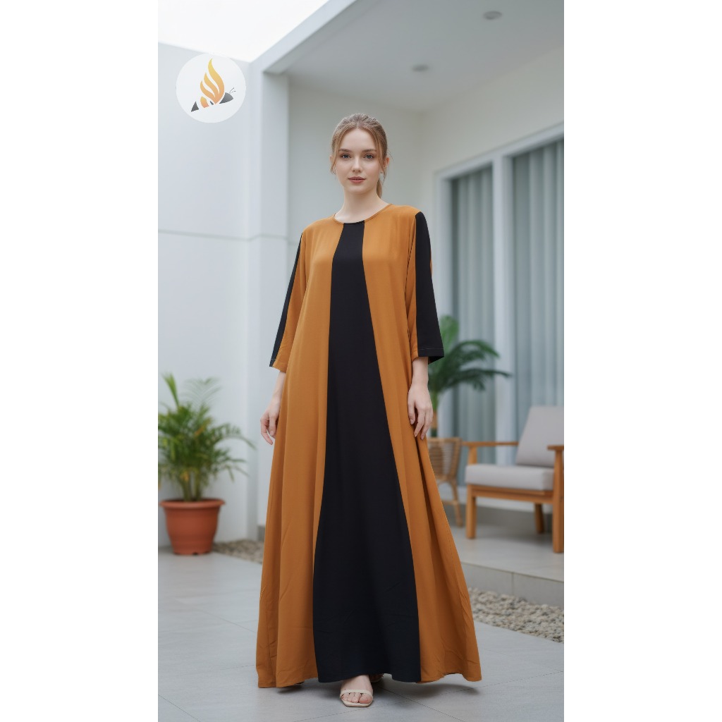 Sekdress Pias Twill Polos Ori Beebatik Pekalongan