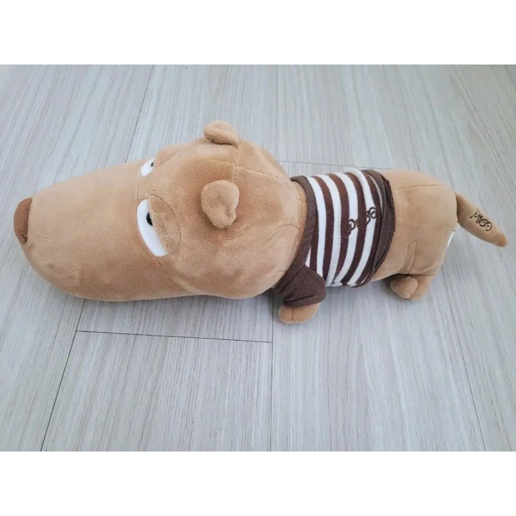 Boneka Dinga & Puco Ori Guling Anjing Coklat Melet Original