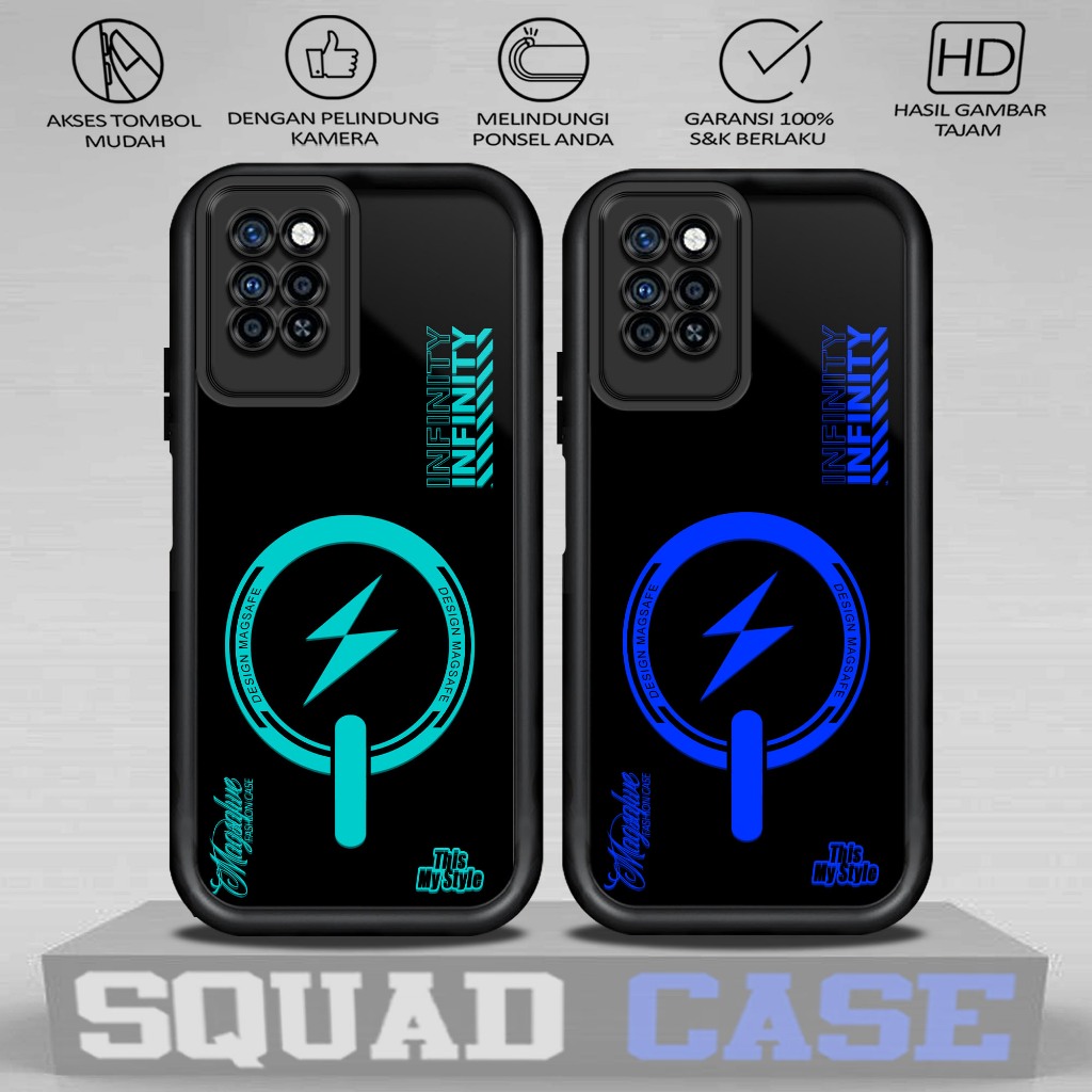 Softcase Glass kaca untuk INFINIX NOTE 10 PRO NOTE 10 PRO NFC Motif MGSFE Casing Handphone Case Hp P