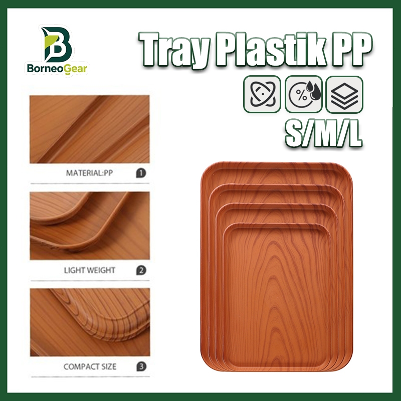 Nampan Jumbo Nampan Nampan Baki Tray Plastik Pp Minuman Motif Nampan Cafe Restaurant Nampan Saji Kot