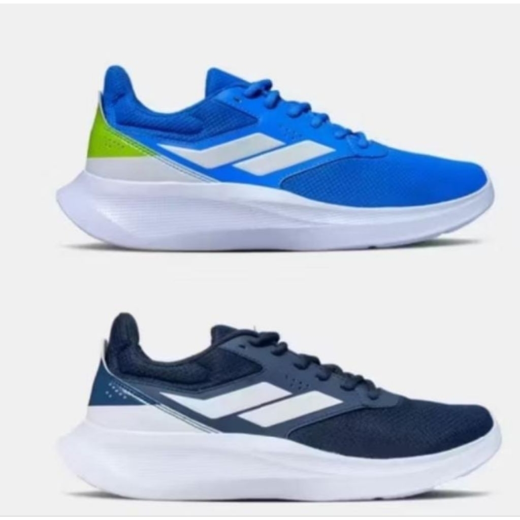 Mills –ECHO- BLUE WHITE, NAVY WHITE- Sepatu lari /Running /Trail Run / Basket /BTS Futsal Football C