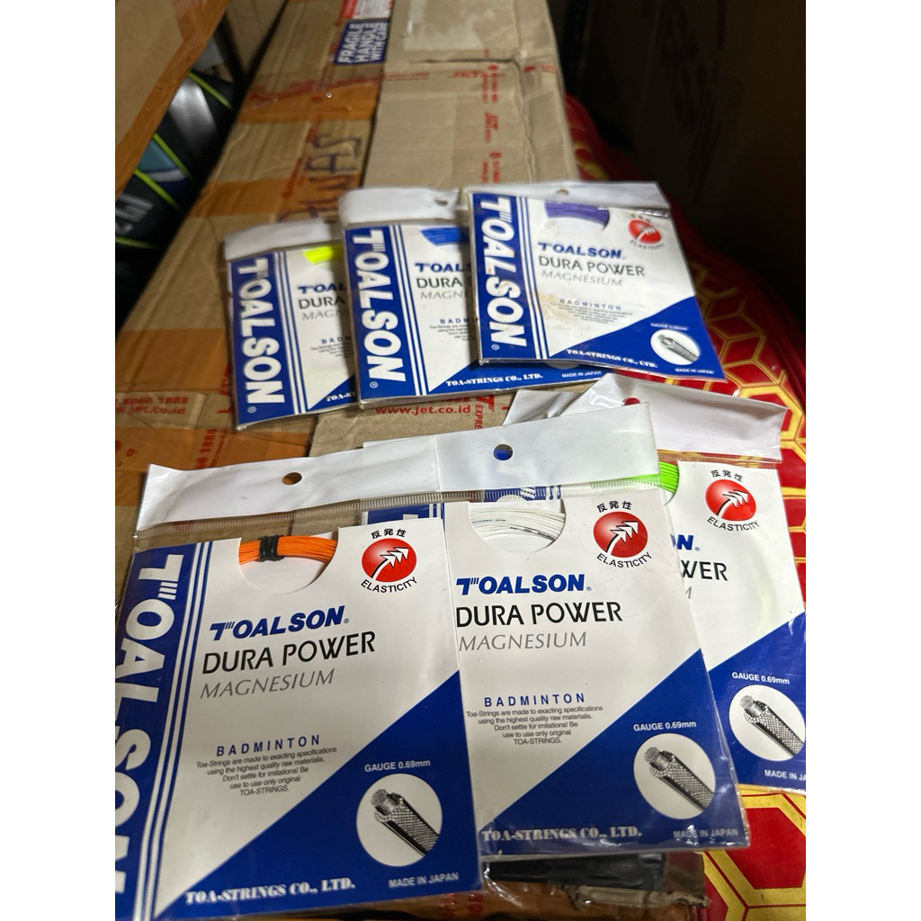 SENAR BULUTANGKIS TOALSON DURA POWER MAGNESIUM 0.68 mm