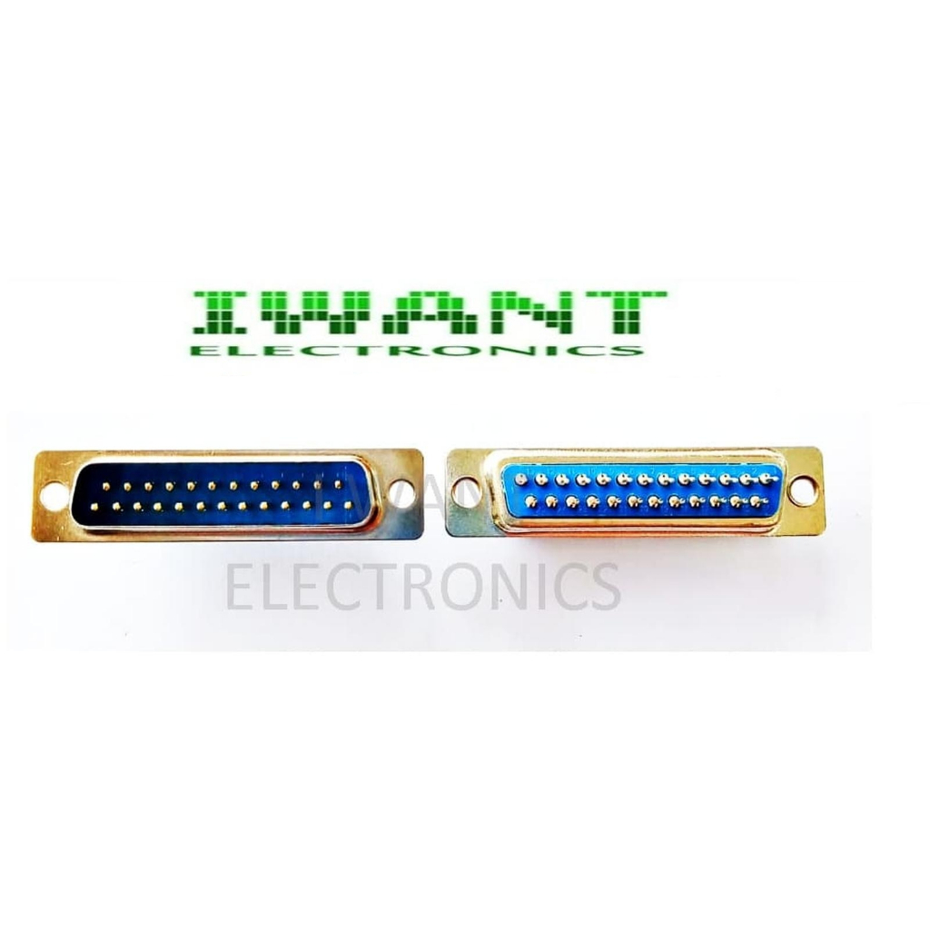 DB25 MALE PCB LURUS CONNECTOR DB25 MALE PCB LURUS DB25 STRAIGHT PIN PCB
