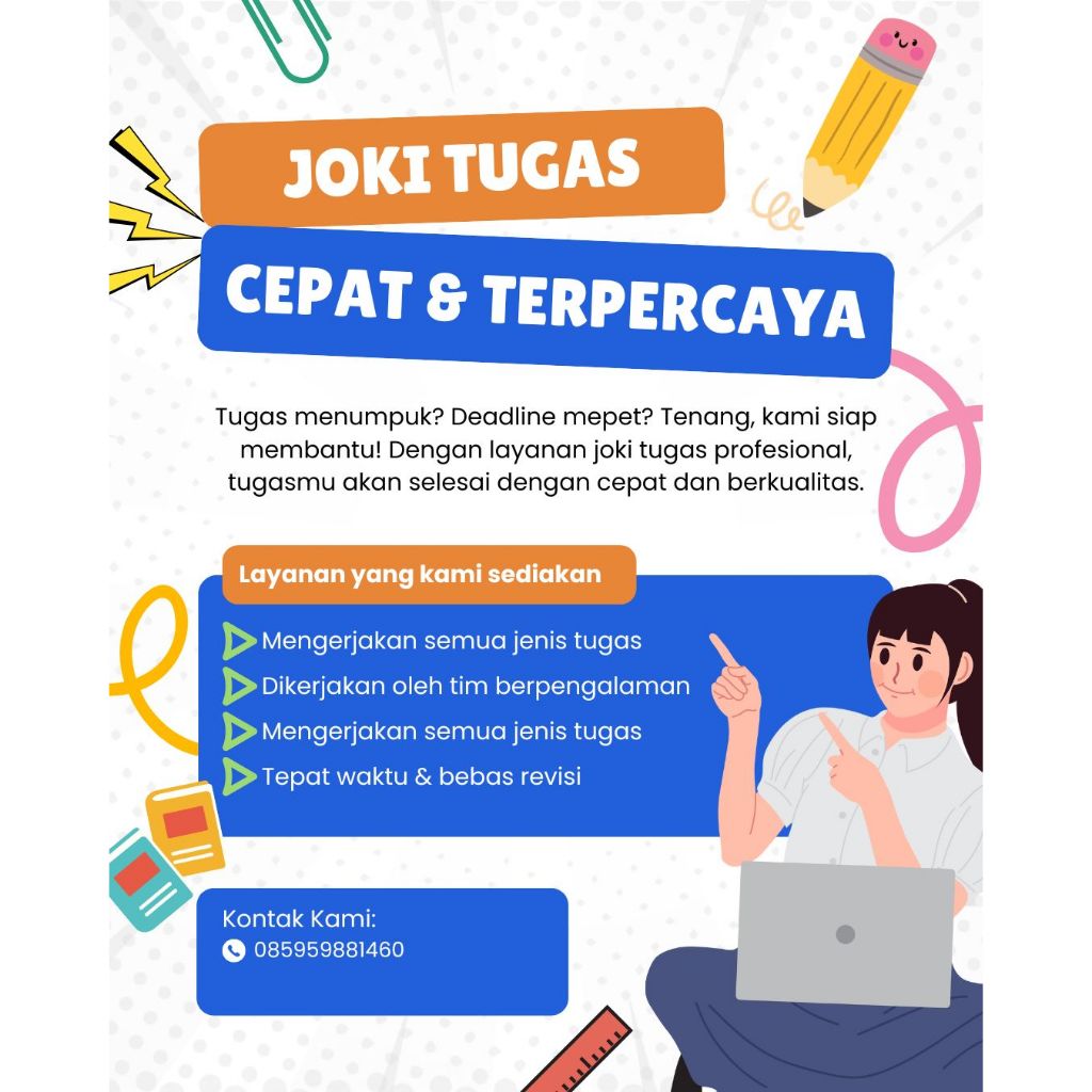 Joki Tugas Sekolah dan Kuliah | Joki Cepat dan Terpercaya | Joki Tugas