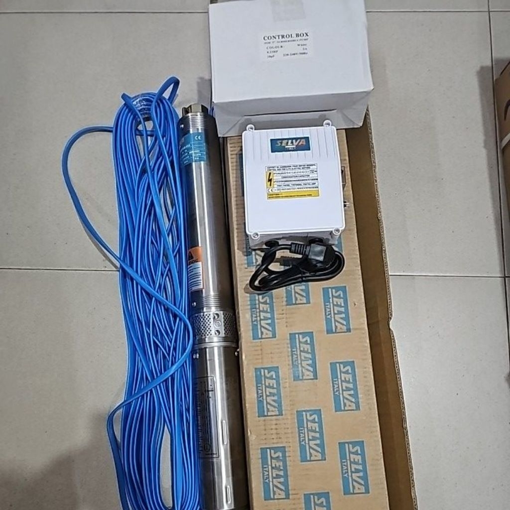 Pompa Air Celup Sumur Bor Pompa Satelit 3inc Cap 30mtr 40mtr