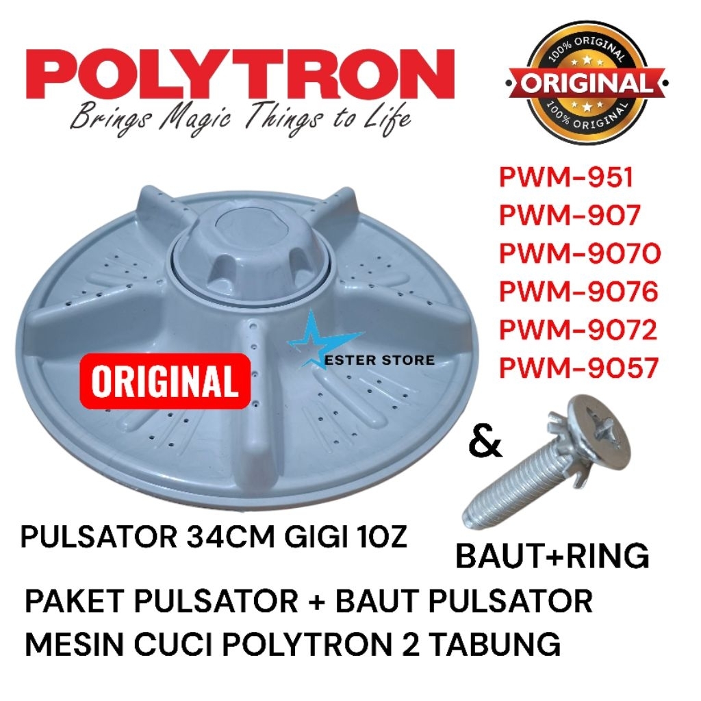 Original Pulsator + BAUT  Pulsator Polytron Pwm-951 pwm-9070 pwm-9076 pwm-9072 pwm-9057 pulsator 34c