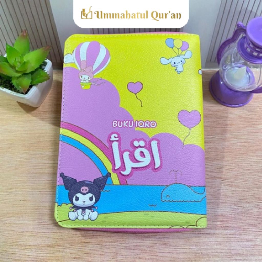 Iqro Kaleb Fullcolor Sampul Resleting Isi Jilid Lengkap 1-6 Iqro Anak Desain Lucu