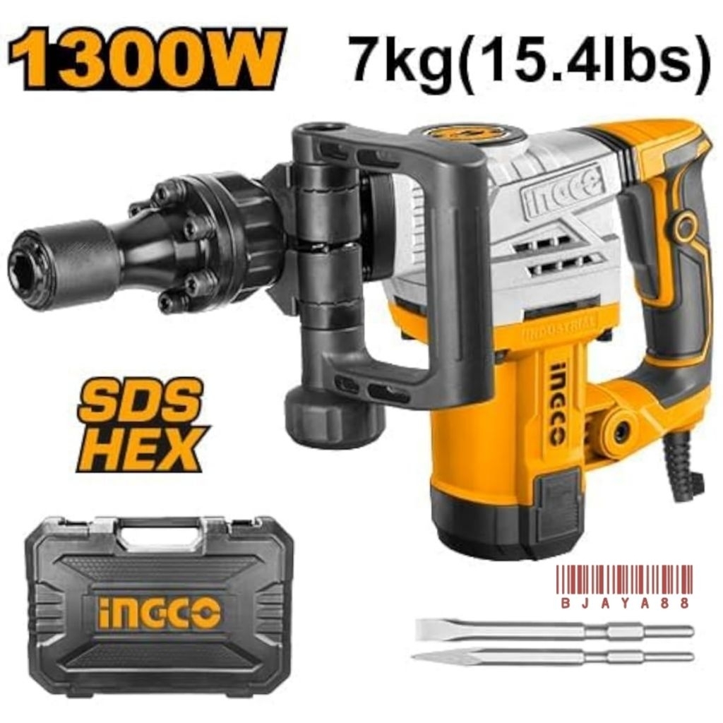 INGCO PDB130018 MESIN BOR DEMOLITION BREAKER HAMMER 7kg PDB 130018 INGCO 