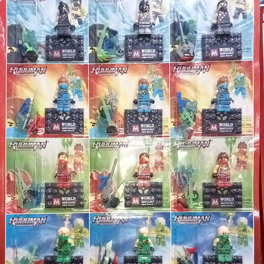 lego roboman masterninja 12pcs