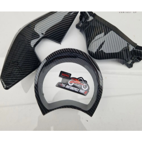 PAKET COVER STANG/SPEEDO/DAGU YAMAHA NMAX OLD 2015-2019 CARBON ZORO IMPORT