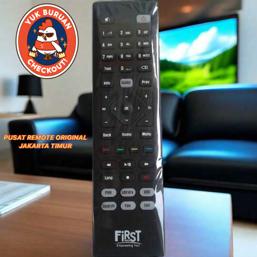 Promo Remote Remot Tv Kabel First Media Original Asli Hitam