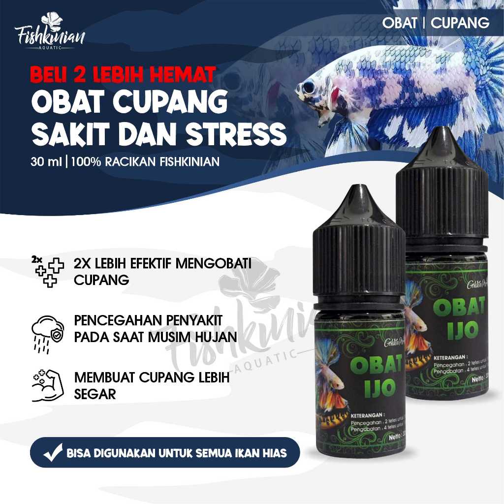 Fishkinian | Obat Ijo 30 Ml Beli 2 Lebih Hemat