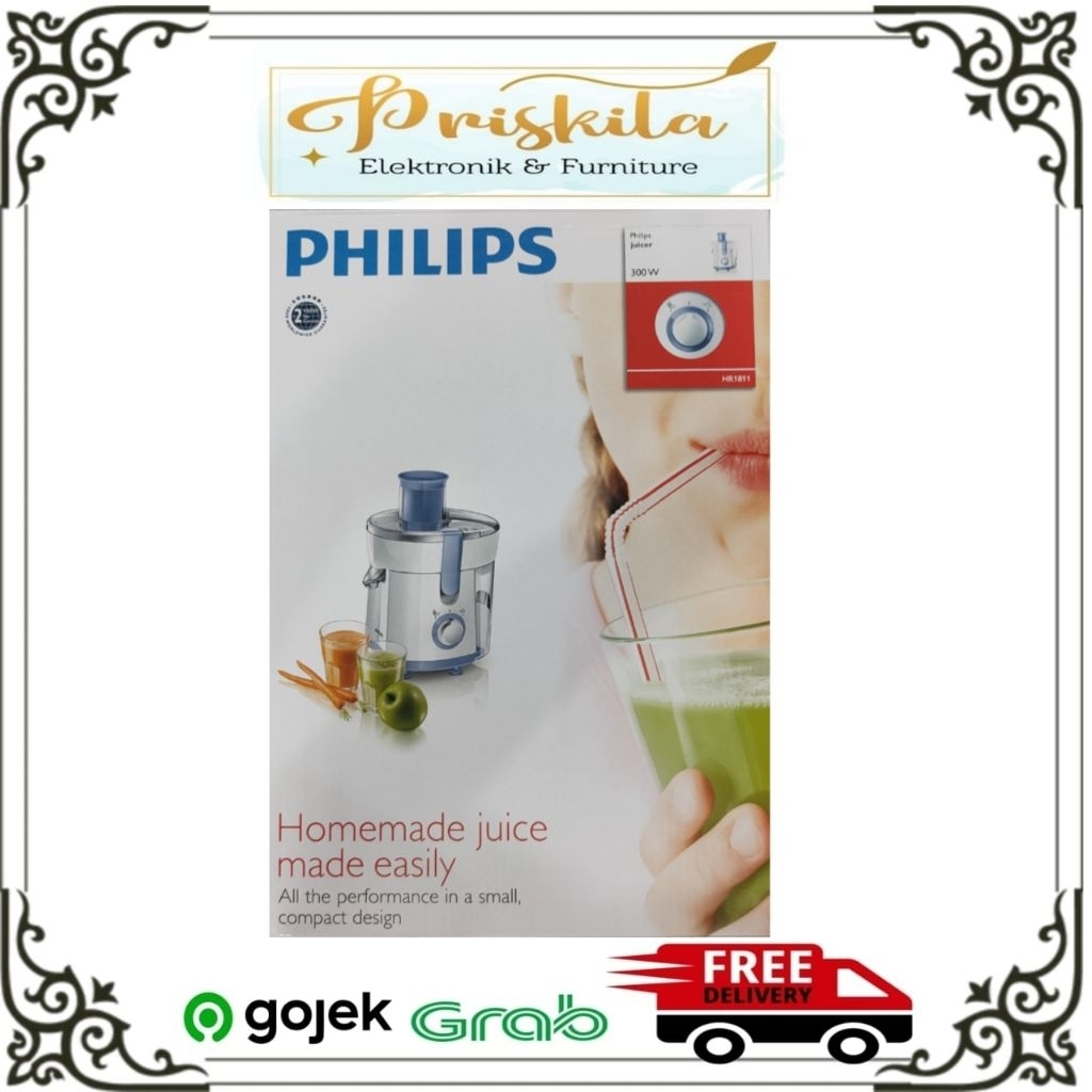 Juicer Philips | Toko Priskila Elektronik Furniture Palembang | Blender Philips Palembang / Juicer P