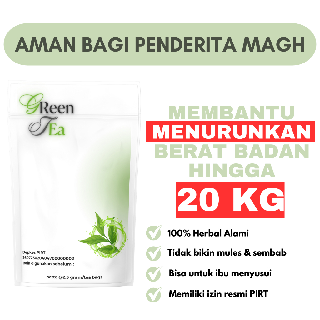 Teh Diet Herbal Slimming Detox Premium Green Tea