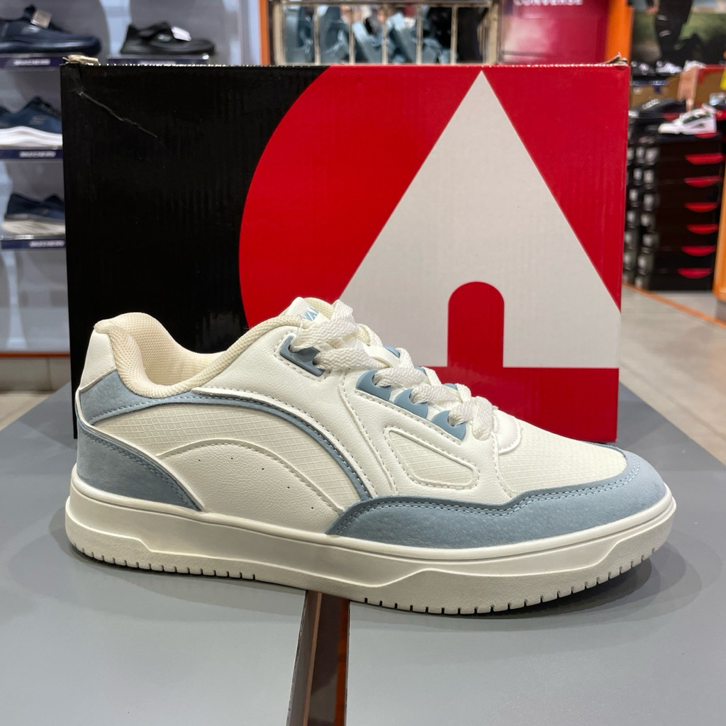 (AIWXF250106K) Airwalk Delray Women's Sneakers Shoes - White/Blue ORIGINAL