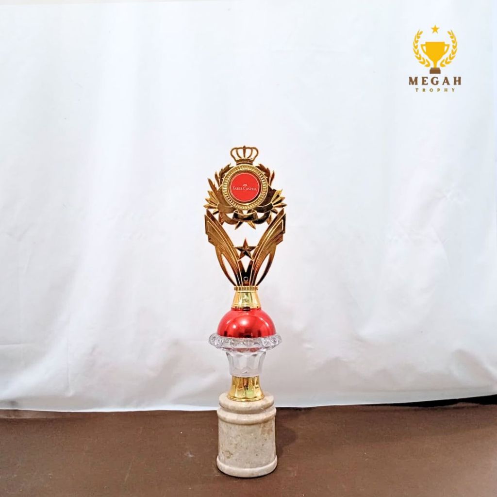 PIALA SATUAN DAN SET KACA ASBAK KOMBINASI MANGKOK TATAKAN MARMER