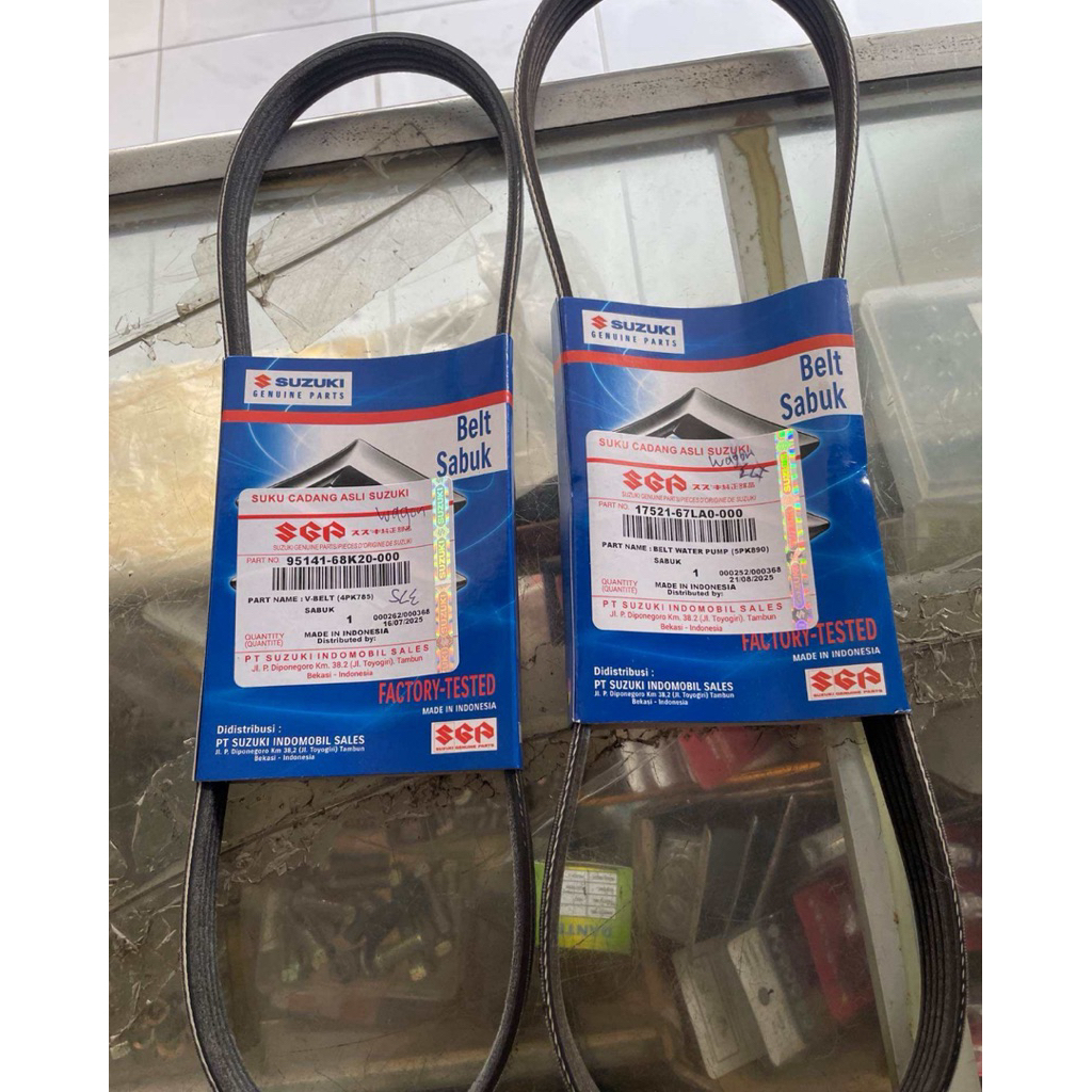 FAN BELT KARIMUN WAGON R SGP ORIGINAL V BELT KARIMUN WAGON R MOBIL