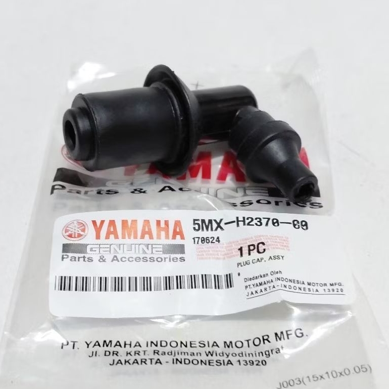 TUTUP BUSI COP BUSI YAMAHA MIO KARBU,MIO SMILE,MIO SPORTY FINO ORIGINAL 5MX