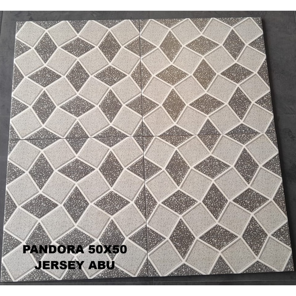 KERAMIK LANTAI KASAR PANDORA 50X50 JERSEY ABU KW 1 KERAMIK LANTAI 50X50 KERAMIK KASAR KERAMIK 50X50 
