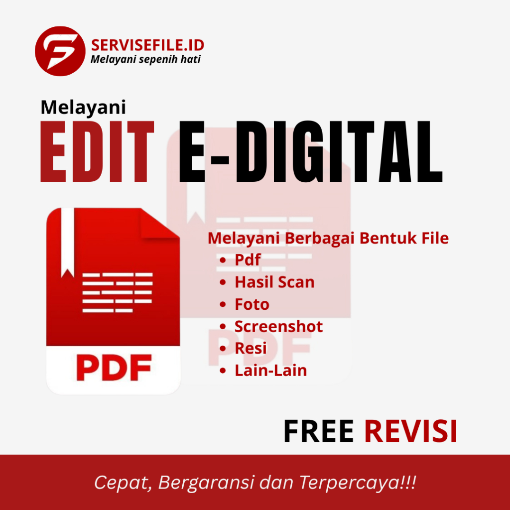 JASA EDIT / PDF / DOKUMENT / SS / SCAN / INVOICE / FOTO / TUGAS / APA AJA BISA