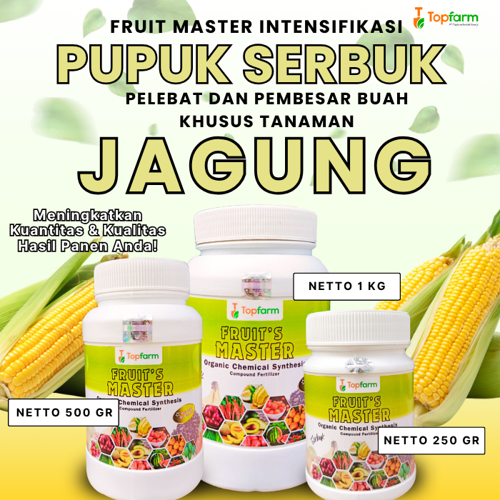 Pupuk Serbuk Jagung / Pupuk Pembesar Jagung / Pupuk Perangsang Tanaman Jagung Berbuah Banyak / Pupuk