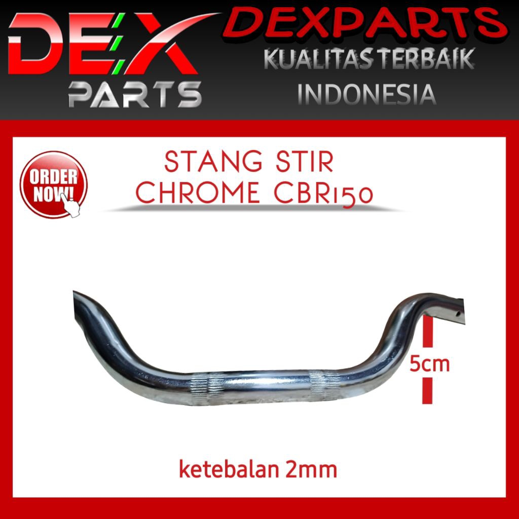 STANG STIR CHROME CB150R  MODEL ORI