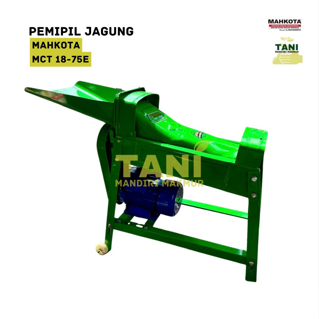 MCT 18-75 MAHKOTA KOMPLIT DINAMO MESIN PEMIPIL PERONTOK JAGUNG MINI MAHKOTA MCT18-75