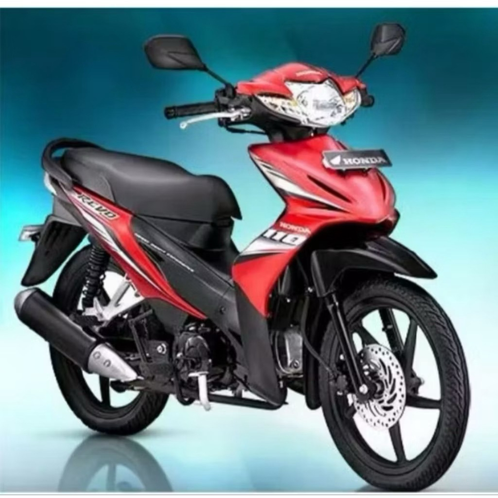 body belakang honda absolute revo 110 revo fit revo AT warna hitam