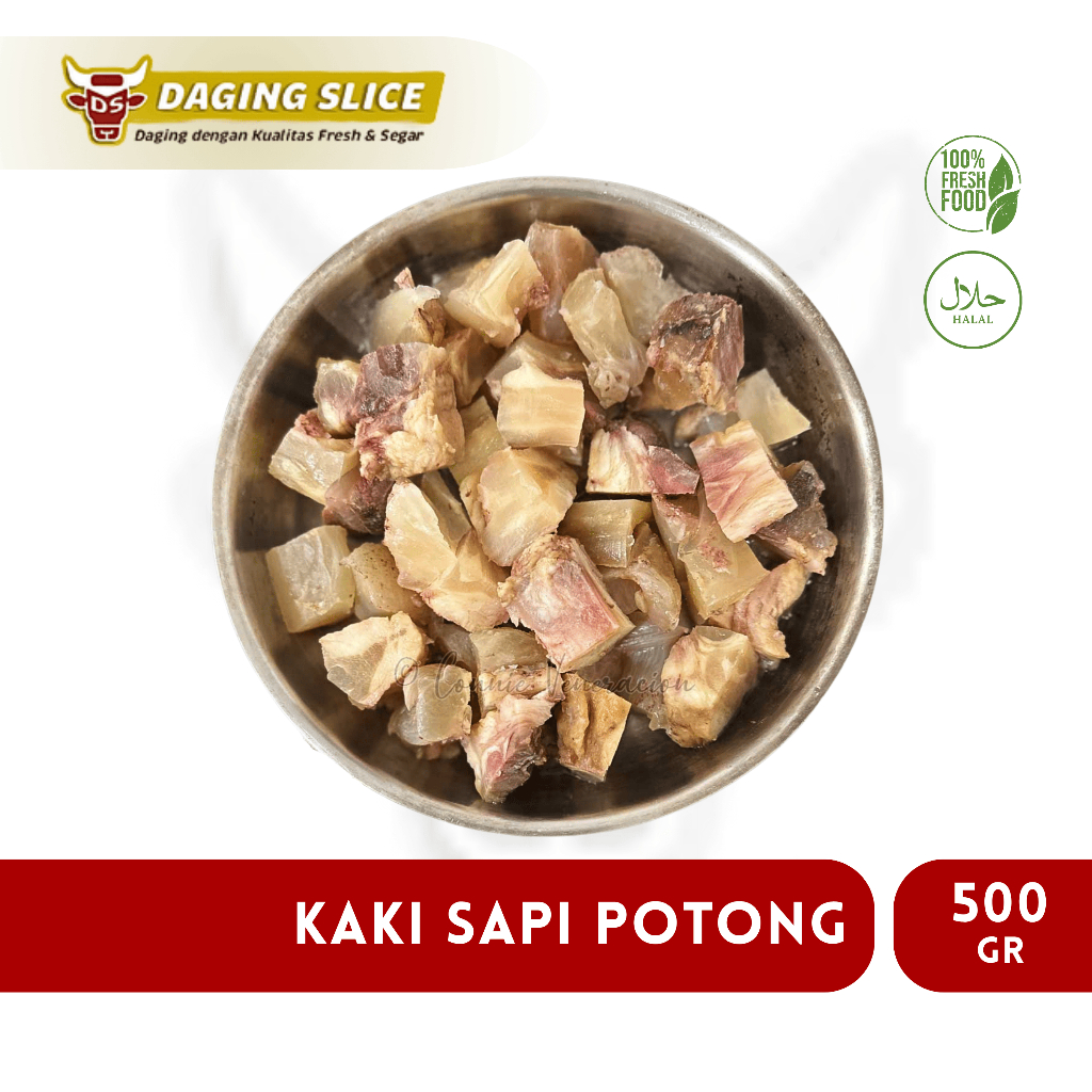 Kaki Sapi Potong 500gr Kikil Tunjang Sapi Fresh Bandung