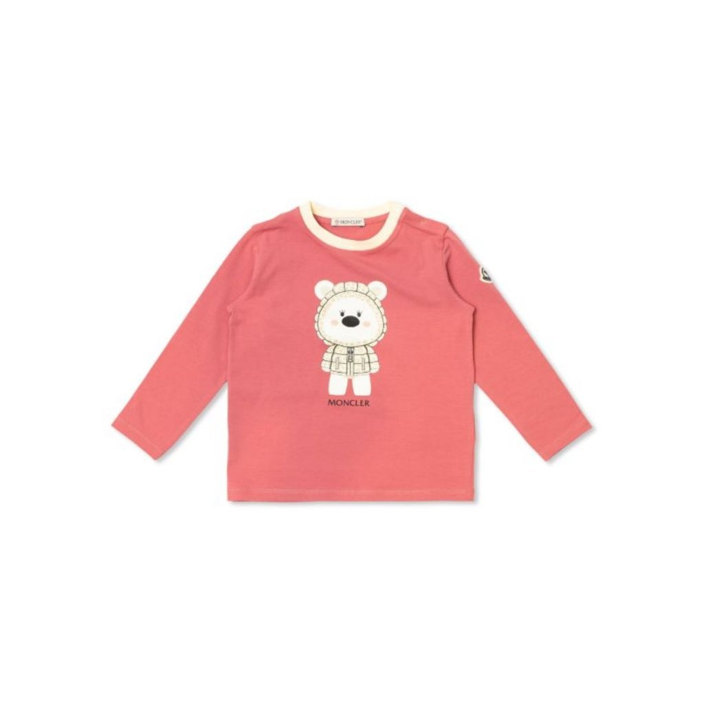 M*ncler Top Pink | Kaos T-shirt Anak Perempuan