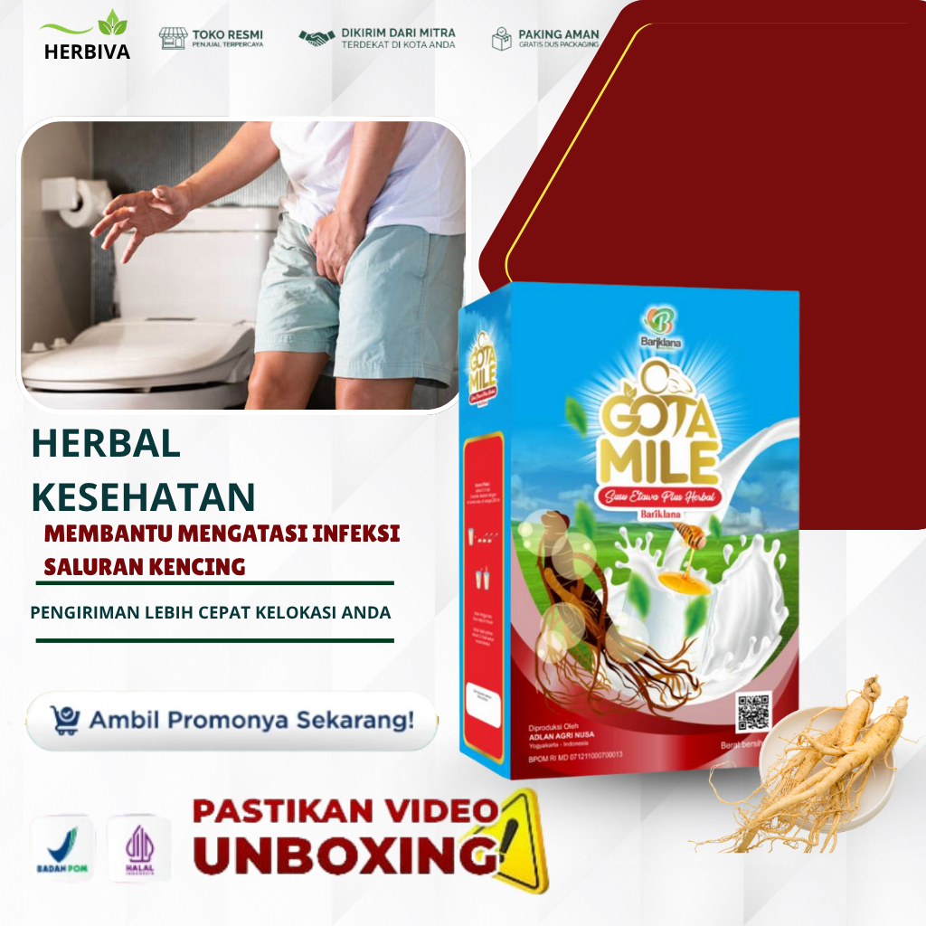 Susu Etawa Gotamile - Obat Sakit Kencing, Sakit Buang Air Kecil, Kencing Darah, Infeksi Saluran Kenc