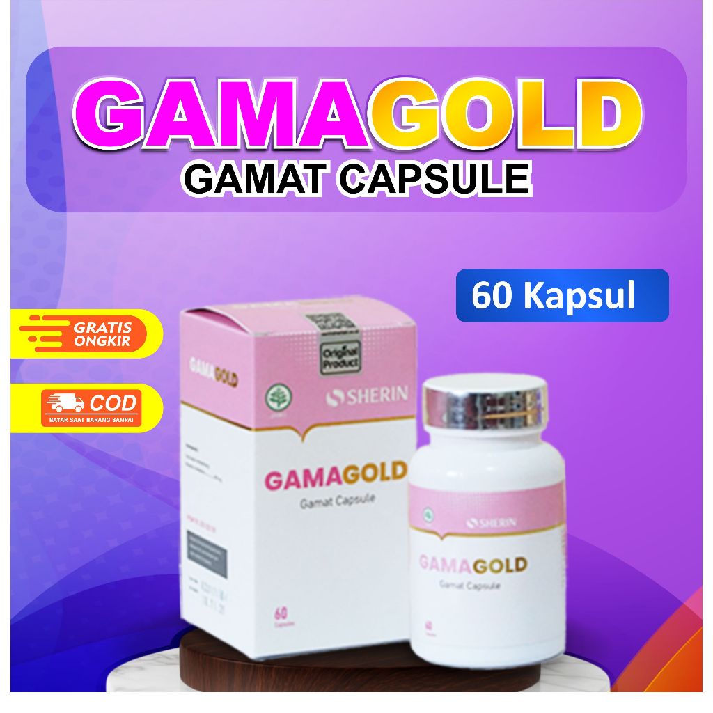Gamagold Gamat Emas Kapsul Original 60 Kapsul