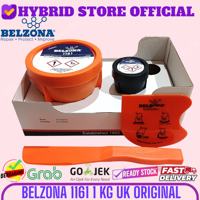BELZONA 1161 1KG Super UW-Metal Ori UK Base + Solidifier ORIGINAL