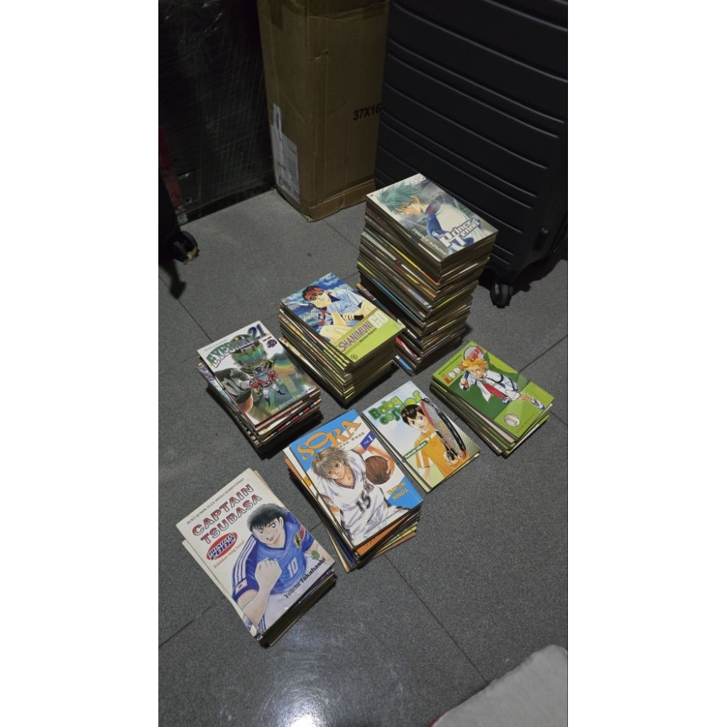 Komik Preloved: prince of tennis, eyeshield21, otomen,hayate, captain tsubasa, sora basket, here we 