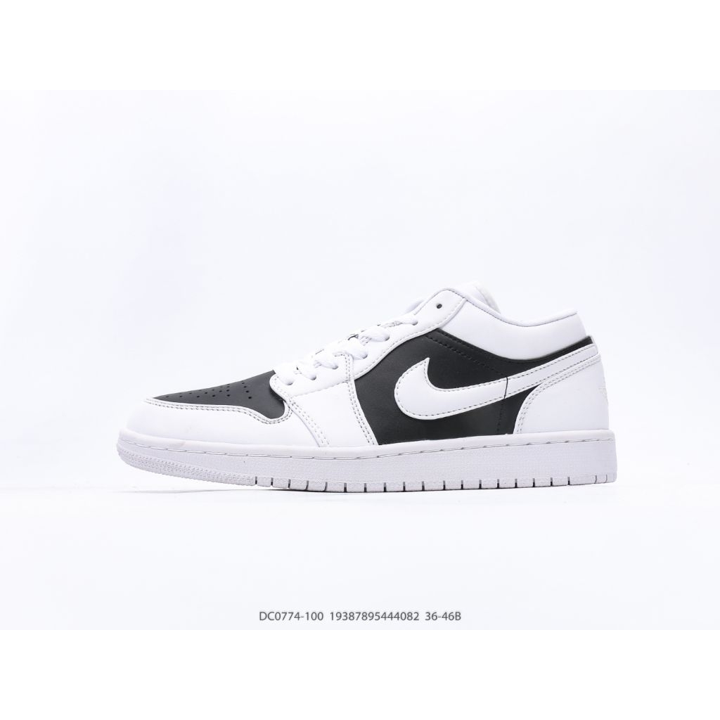 SOLE - Aj1 Low Retro White Black