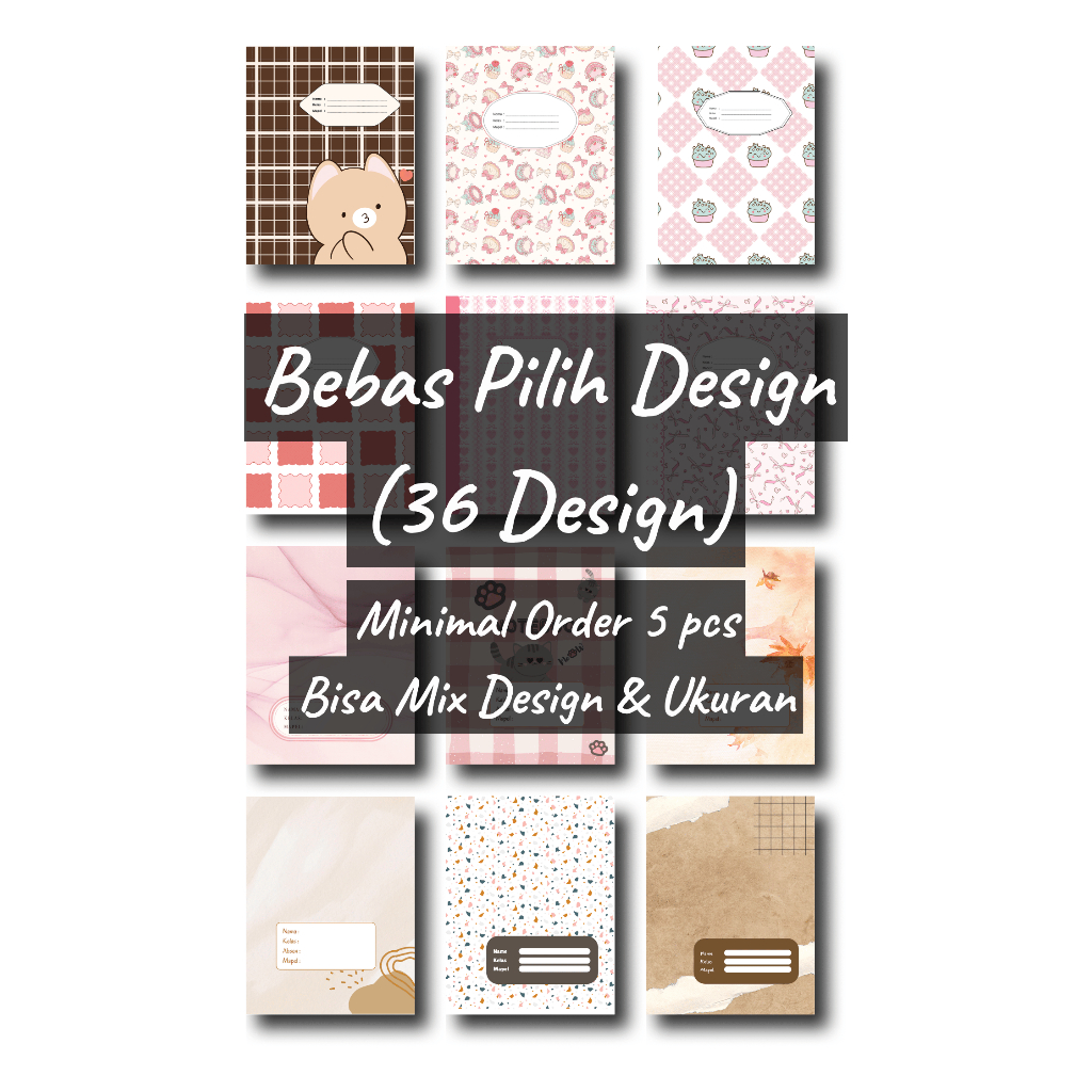 Sampul Buku Aesthetic & Lucu