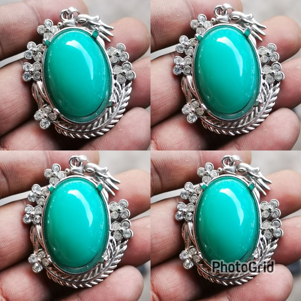 Liontin batu bacan palamea cina