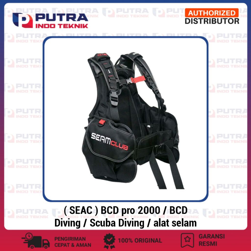 ( SEAC ) BCD pro 2000 / BCD Diving / Scuba Diving / alat selam