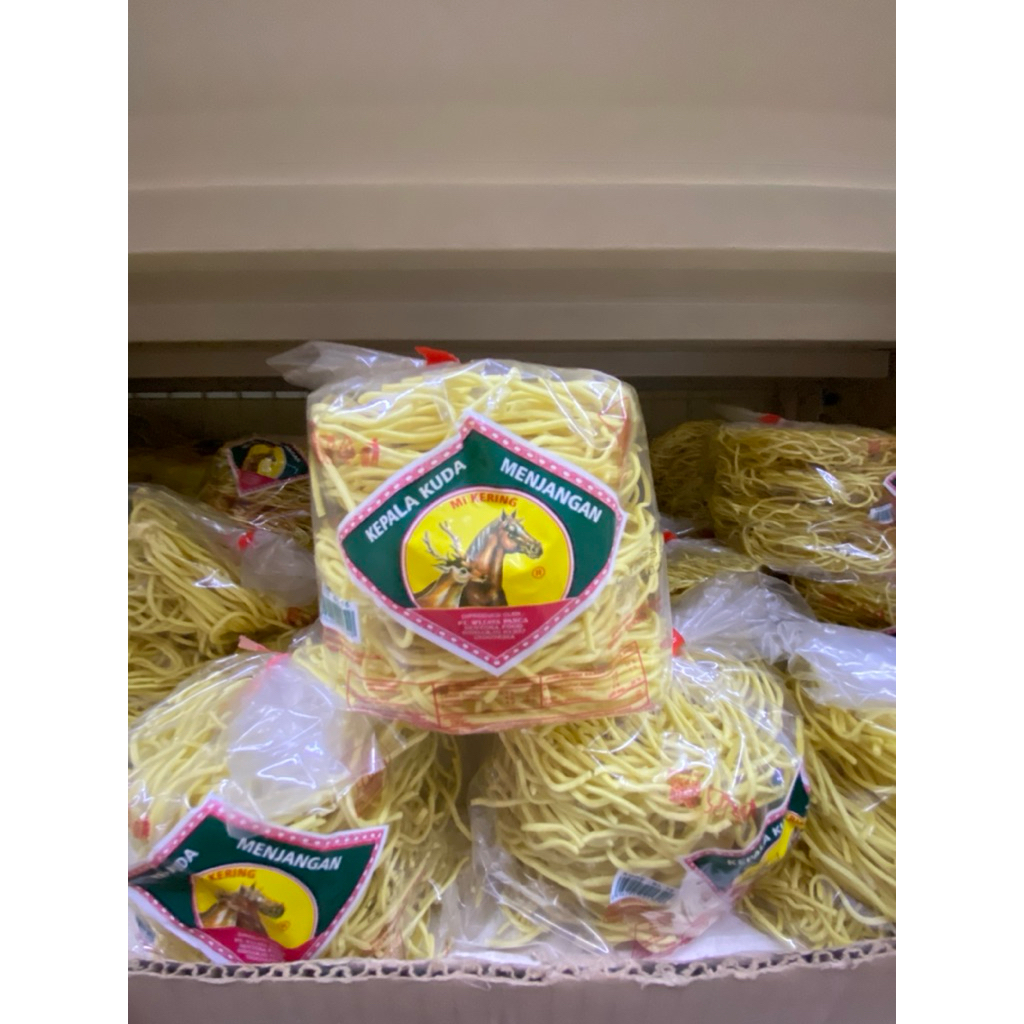 Mie Kuning kering Kepala Kuda Menjangan 135gr