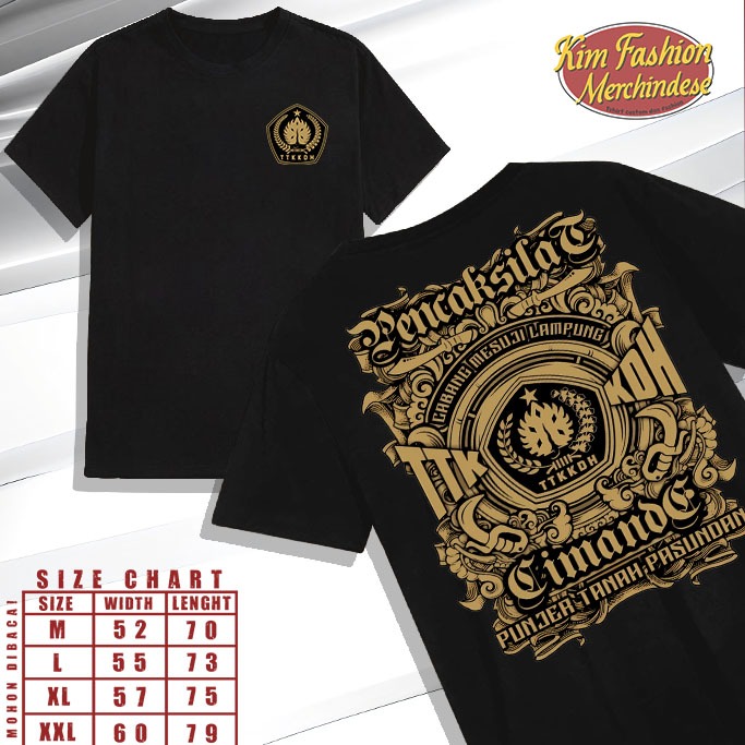 Kaos Pencak Silat Cimande TTKKDH Punjer Tanah Pasundan Baju Silat Cimande Distro Keren Terbaru