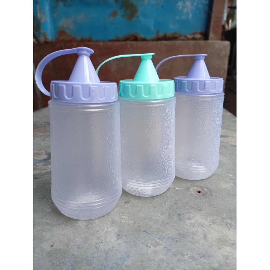 BOTOL KECAP SEDANG/BOTOL SAOS TANGGUNG/BOTOL KECAP TUTUP