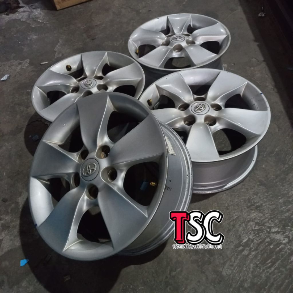 VELG SECOND | VELG STANDAR TOYOTA RUSH R16 PCD 5X114.3 VELG STANDAR ORIGINAL RUSH