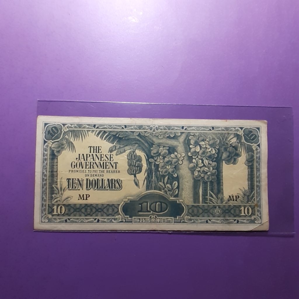 Uang kuno 10 dollar government