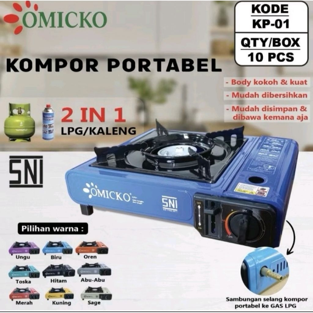 TERMURAH DAN TERBAIK Kompor gas portable kompor gas mini portable 1 tungku kompor gas portable 2in1