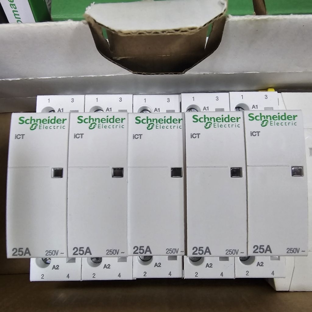 CONTACTOR DIN ICT A9C20731 1PHASE 25A 1NO KONTAKTOR SCHNEIDER
