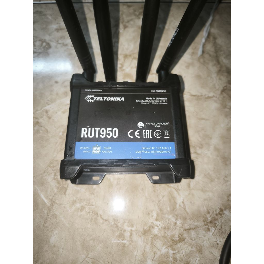Teltonika RUT950 – Industrial 4G LTE Router Dual SIM